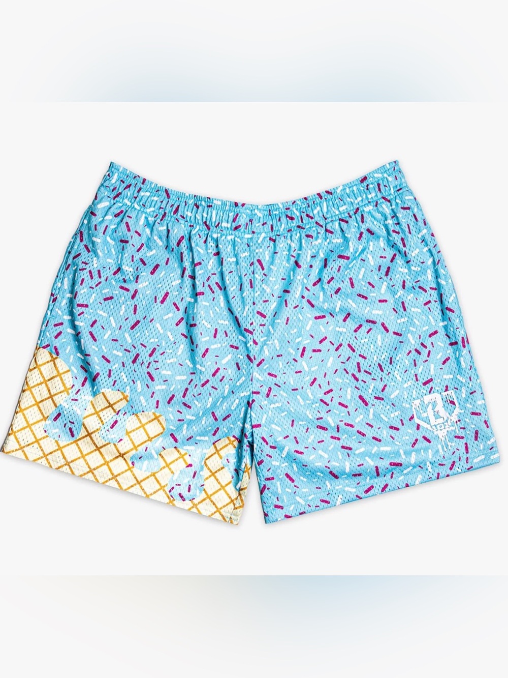 Baseball Lifestyle 101 Blue Ice Cream Shorts Youth Small